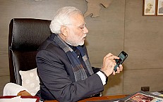 Narendra Modi launched an app for his promotion
